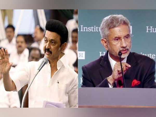 Tamil Nadu Chief Minister MK Stalin and External Affairs Minister S Jaishankar (Photo/ANI)