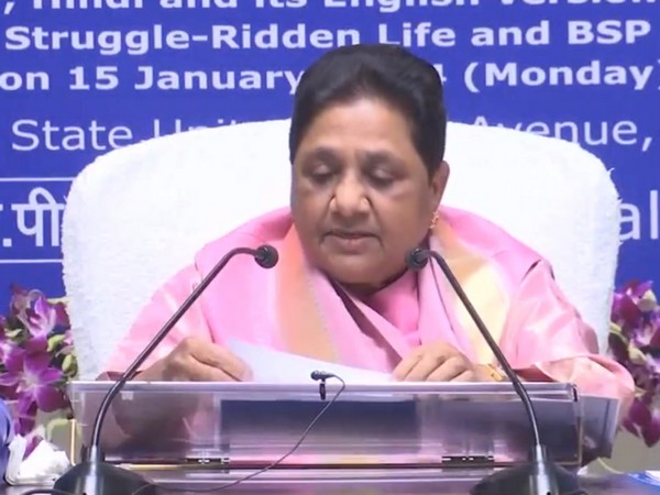 Mayawati addresses a news conference on her birthday (Photo/ANI)