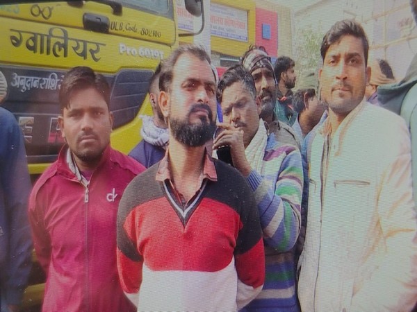 Employees on strike (Photo/ANI)