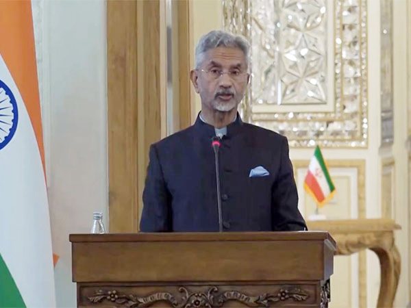 External Affairs Minister S Jaishankar addresses a joint press conference in Tehran on Monday (Photo/ANI)