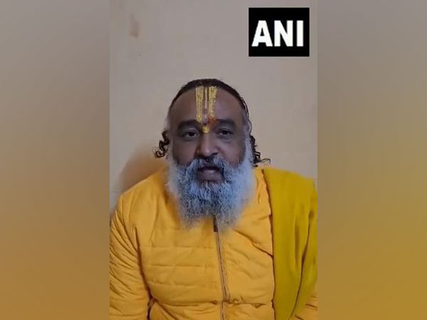 Shashikant Das Maharaj, President, Saryu Maha Aarti in Ayodhya (Photo/ANI)