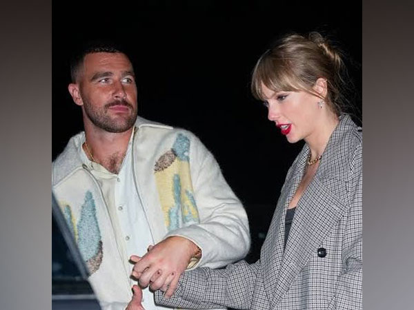 Taylor Swift and Travis Kelce (Image source: X)