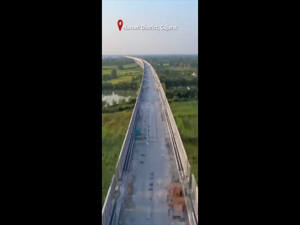 Mumbai-Ahmedabad High-speed rail corridor project. (Photo/Ashwini Vaishnaw Twitter)