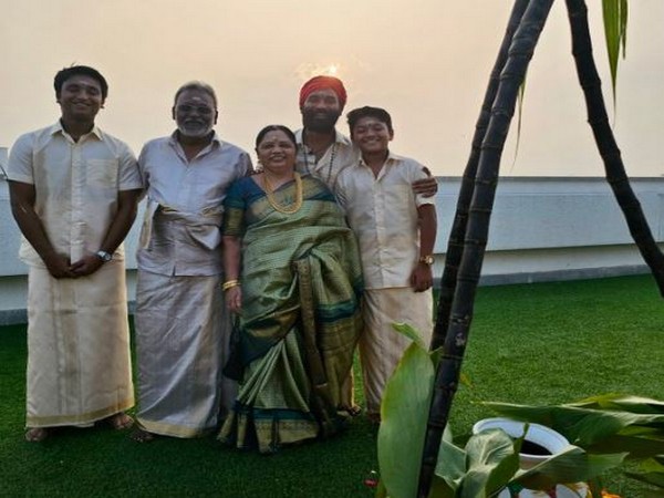 Dhanush with family (Image source: X)