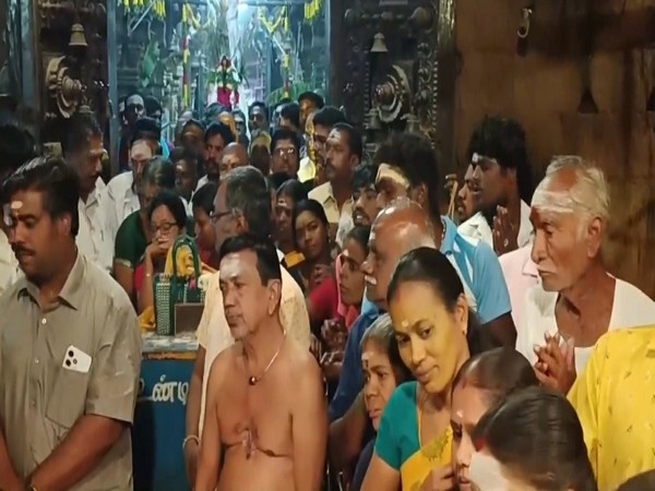 Devotees gather at Kalgakasalamurthy temple to celebrate Thaipusam festival (Photo/ANI) 