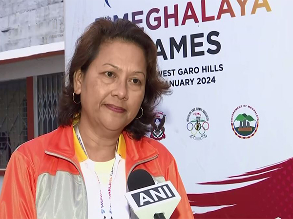 Nancy A Sangma, coach for the traditional games (Photo: ANI)