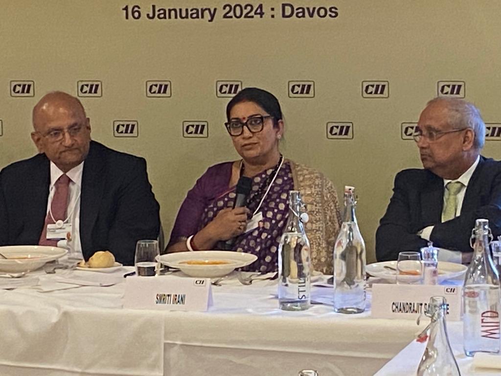 Union Minister Smriti Irani (Photo/X @FollowCII)