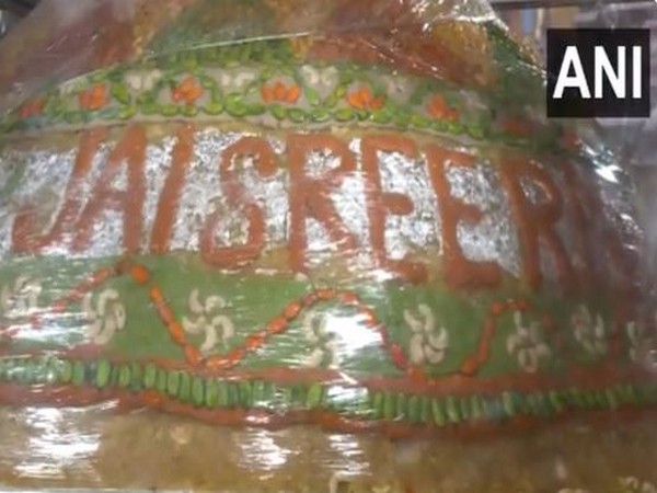 Hyderabad man makes 1,265Kg laddu for Ayodhya Ram Mandir (Photo/ANI)