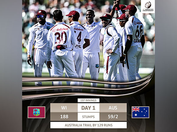 Australia vs West Indies. (Picture: ICC Twitter)