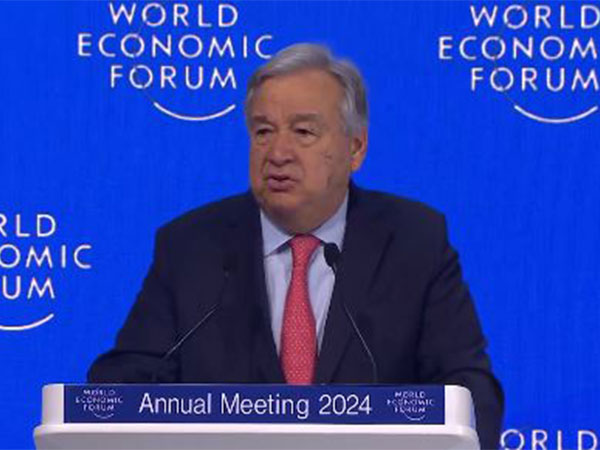 UN Secretary-General Antonio Guterres (Photo/X @wef)