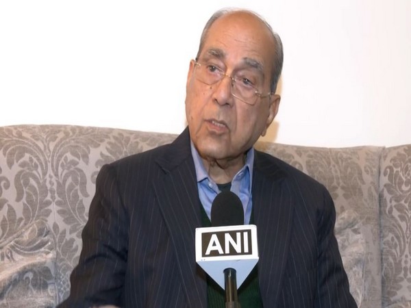 Shri Ram Mandir Construction Committee Chairperson Nripendra Mishra (Photo/ANI)