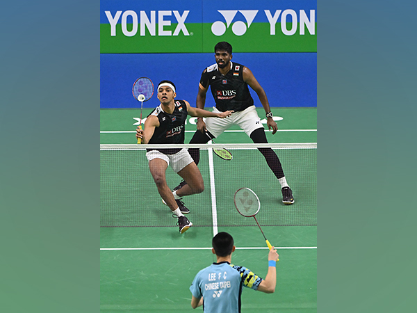 Satwiksairaj Rankireddy and Chirag Shetty in action. (Photo- BAI Media)