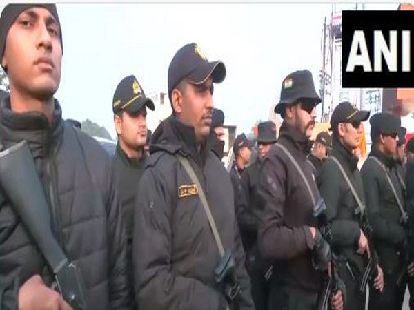 Security heightend ahead of Ram Temple January 22 event (Photo/ANI)