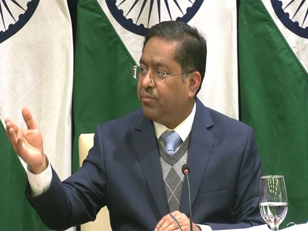 Ministry of External Affairs spokesperson, Randhir Jaiswal (Photo/ANI)