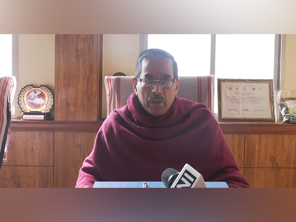 Head priest of Kamakhya Temple in Guwahati, Kabindra Prasad Sarma (Image/ANI)