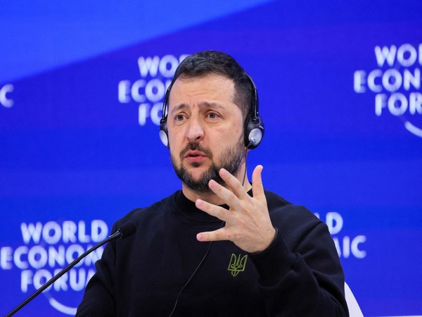 Ukraine  President Volodymyr Zelenskyy at 54th WEF annual meeting in Davos (Photo/Reuters)