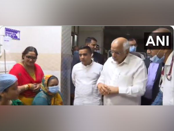 Gujarat CM Bhupendra Patel meets injured in boat capsize incident (Photo/ANI)