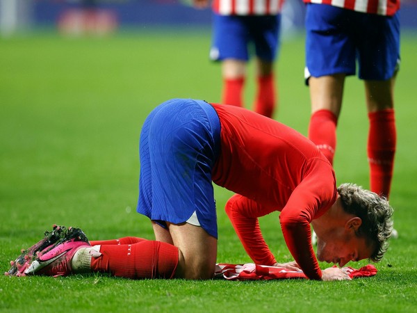Antoine Griezmann cleebration (Photo: Atletico Madrid/X)