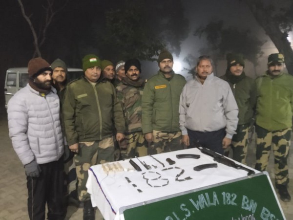 BSF troops recover illegal arms and ammunition from Punjab's Ferozpur (X/@BSF_Punjab)