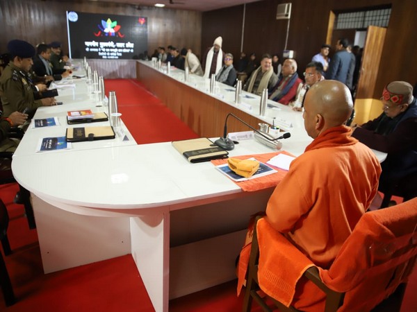 CM Yogi Adityanath in meeting. (Photo: CMO: X)
