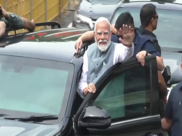 Prime Minister Narendra Modi in Trichy (Photo/ANI)