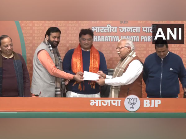 Ashok Tanwar, joins BJP in Delhi (Photo/ANI)