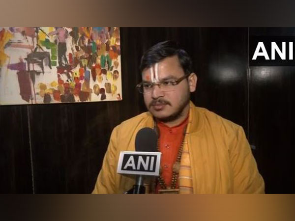 Acharya Ramchandra Das, successor of Jagadguru Rambhadracharya (Photo/ANI)