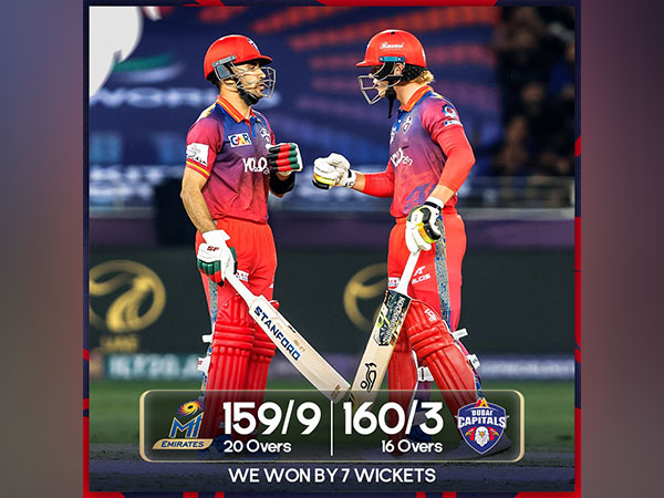 Dubai Capitals have started off with a win. (Photo- Dubai Capitals Twitter)