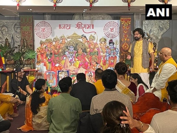 Indian community in Taiwan celebrates the pranpratishtha of Ram temple in Ayodhya to be held tomorrow (Photo/ANI)
