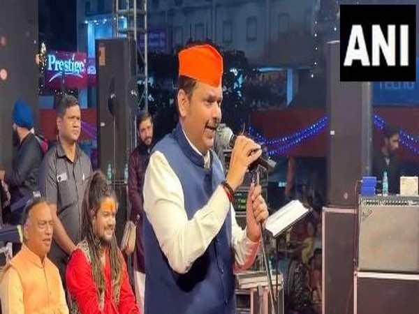 Maharashtra Deputy CM Devendra Fadnavis sings Ram Janmabhoomi Movement song (Photo/ANI)