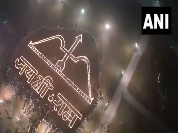 Drone visuals of the figure (Photo/ANI)