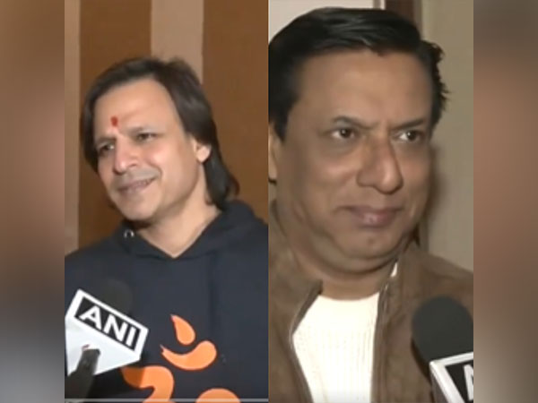 Vivek Oberoi, Madhur Bhandarkar(Image source/ANI)