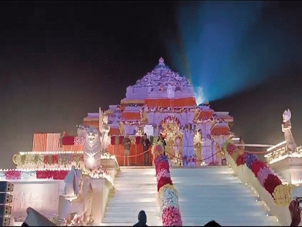 Inside picture of newly built Ram Mandir in Ayodhya. (Picture credit: VHP)