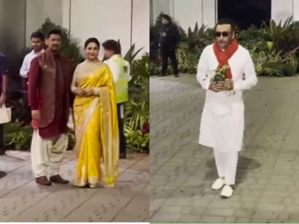 Madhuri Dixit, Dr Sriram Nene, Jackie Shroff (Image source: ANI Photos)