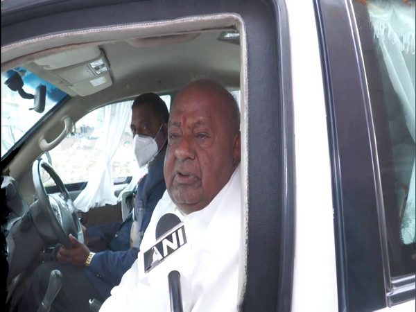 Former Prime Minister HD Deve Gowda. (Photo/ANI)