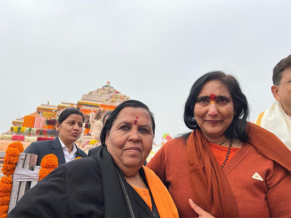 Uma Bharti and Sadhvi Rithambhara (Photo/ANI)