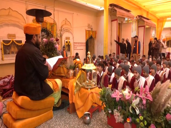 Special prayers underway at Jammu's Raghunath temple (Photo/ANI)