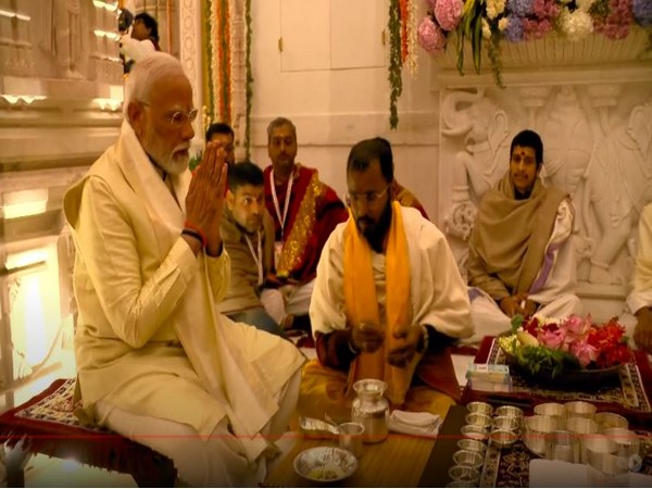 PM Modi at Ram Temple in Ayodhya (Photo: DD)