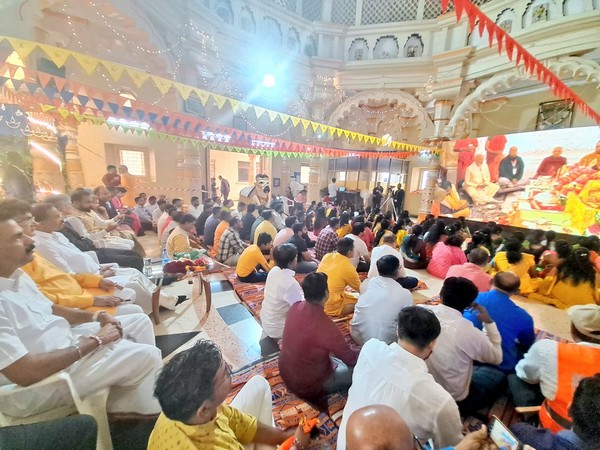 MoS Muraleedharan watches “Pran Pratishtha” ceremony virtually (Source: X/