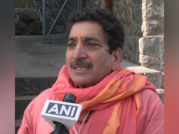 Darshan Kumar Sharma, head priest of Shankaracharya Temple (FilePhoto/ANI)