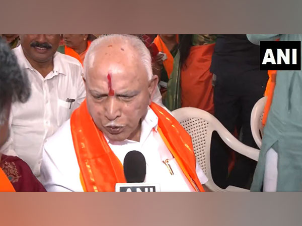 BJP leader BS Yediyurappa (Photo/ANI)