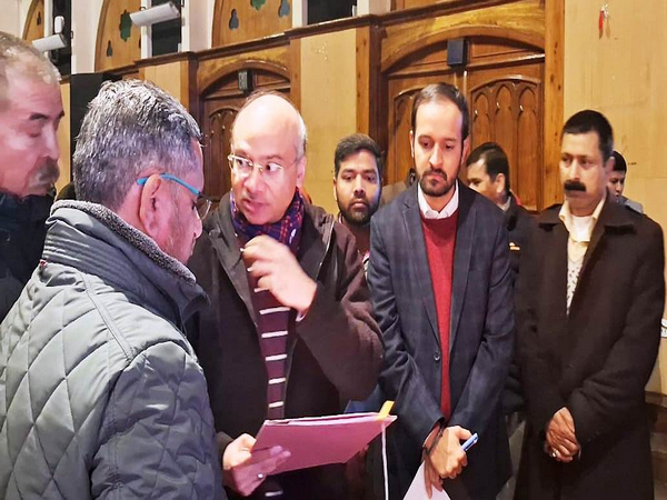 Himachal Pradesh Chief Electoral Officer takes stock of preparations for National Voters Day programme. (Photo/ANI) 