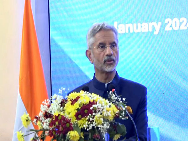 External Affairs Minister S Jaishankar at the event in Ambuja (Photo/ANI)