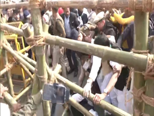 Visual from Bharat Jodo Nyay Yatra in Assam. (Photo/ANI)