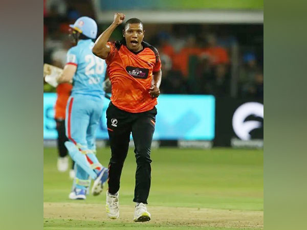 Sunrisers Eastern Cape's bowler Ottniel Baartman (Image: SA20)