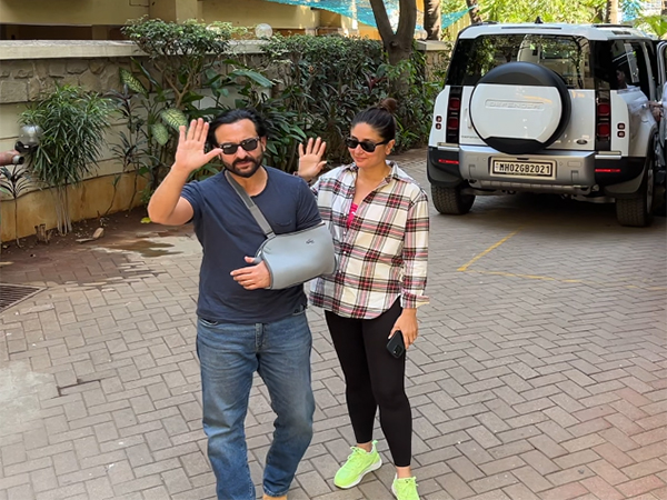 Saif Ali Khan, Kareena Kapoor (Image Source: ANI)