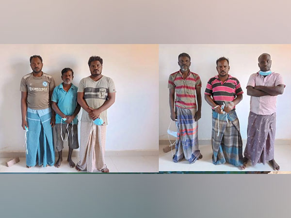 Sri Lankan Navy arrests 6 TN fishermen (Image/ANI)
