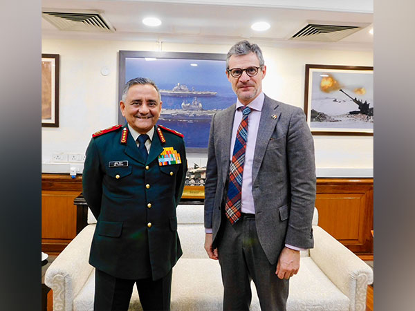 Chief of Defence Staff General Anil Chauhan, Herve Delphin, Ambassador, Delegation of EU to India  (Image Credit: X/@HQ_IDS_India)