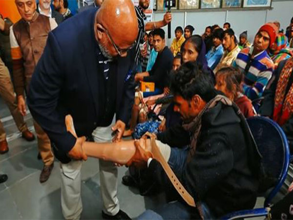 UNGA President Francis visits Jaipur Foot Centre (Photo Credits: ANI)