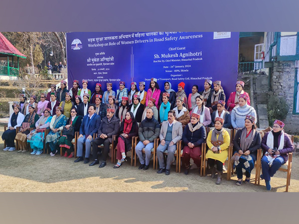 Workshop for women drivers organised in Shimla (Photo/ANI)`